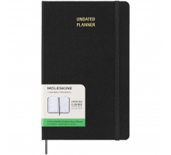 Moleskine ongedateerde weekplanner met harde kaft L bedrukken