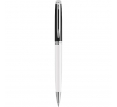 Waterman Hemisphere balpen met kleurblokken en palladium afwerking (blauwe inkt) bedrukken