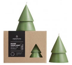 Originalhome kerstboomkaars set van 2 - M bedrukken