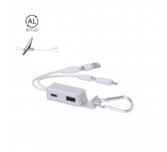 Oplader USB Hub Leony bedrukken