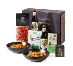 Kerstpakket - Bio Pasta bedrukken