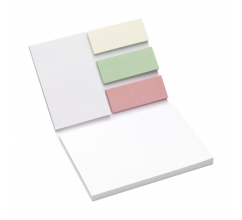 Memo Sticky Notes and Markers Recycled Paper memoblokje bedrukken