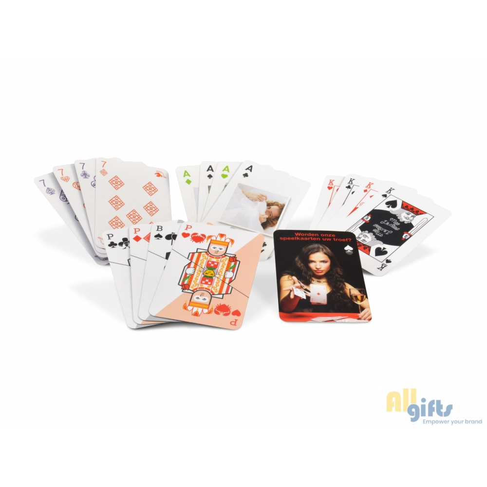 helpen Oppositie Buitensporig Kaartspel met eigen speelzijde - onbedrukte en bedrukt relatiegeschenken