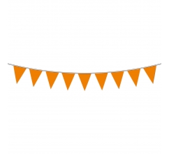 Oranje Vlaggenlijn - 10 meter bedrukken